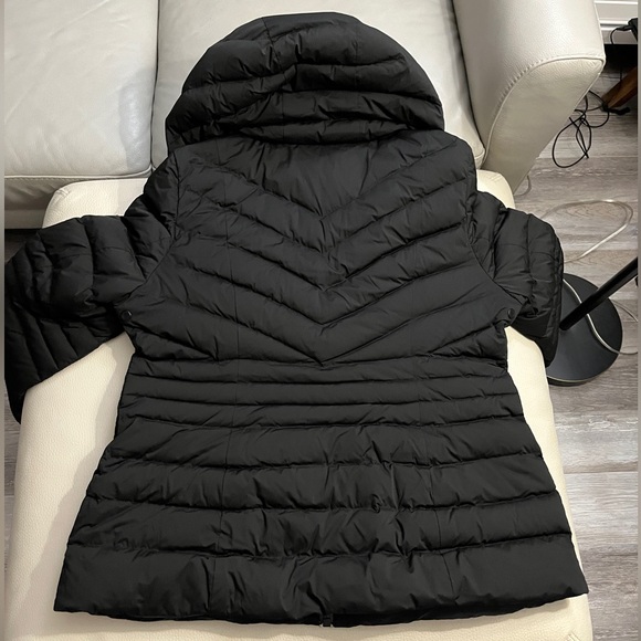 NWT - Rudsak Women’s Leather Trimmed Hooded Quilted Down Jacket - Size XL - Picture 12 of 14